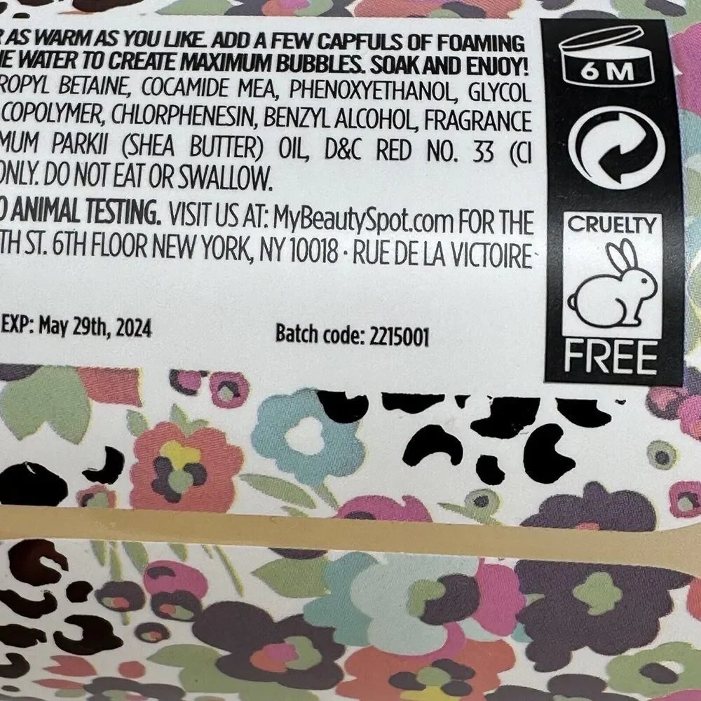 New Olivia Grace Vanilla Almond Foaming Bath 12.9 Oz Cruelty Free